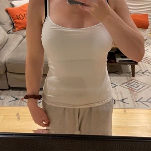 Aerie white spaghetti strap tank top